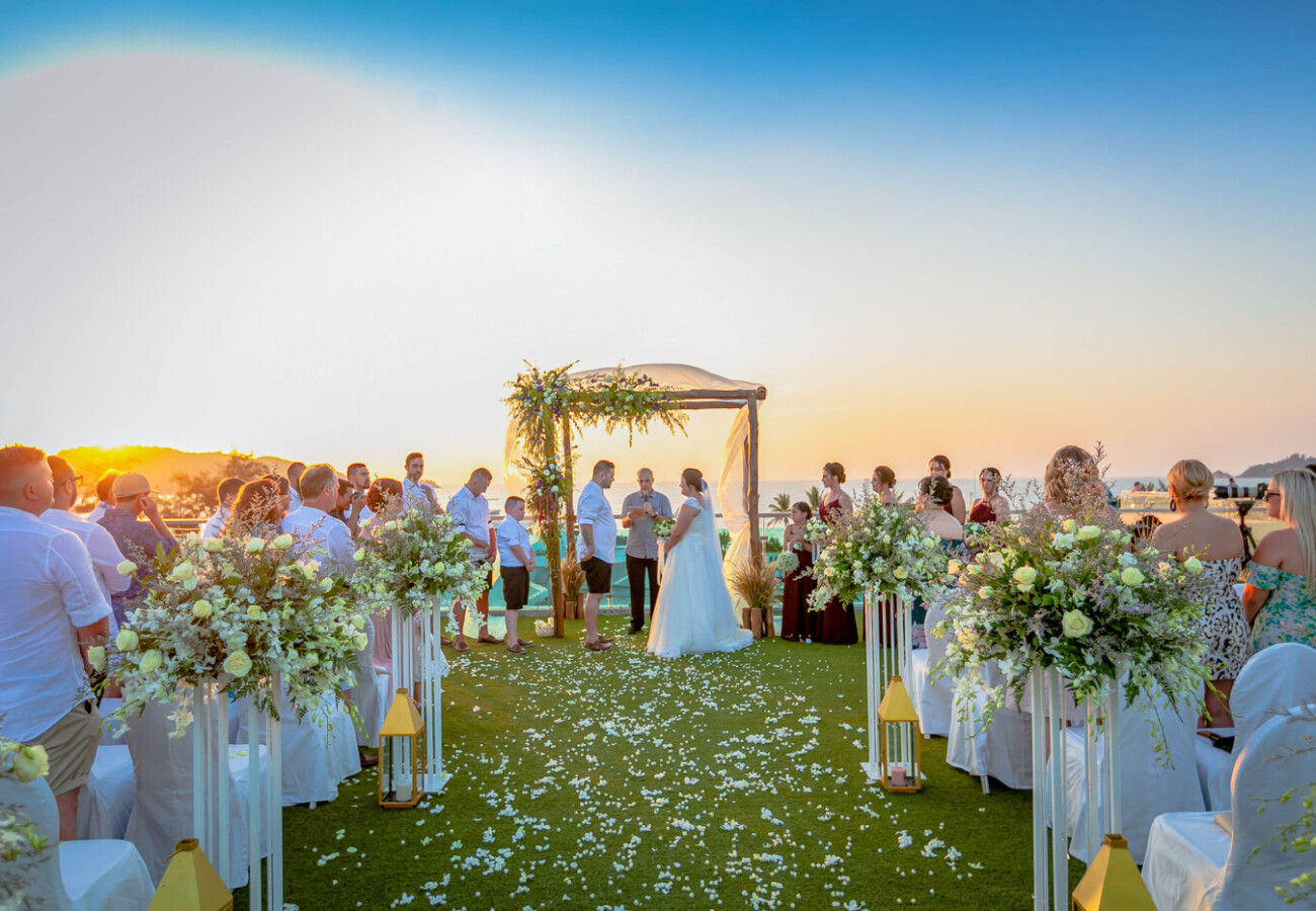 Rooftop ceremony